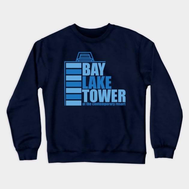 Bay Lake Tower Crewneck Sweatshirt by Lunamis